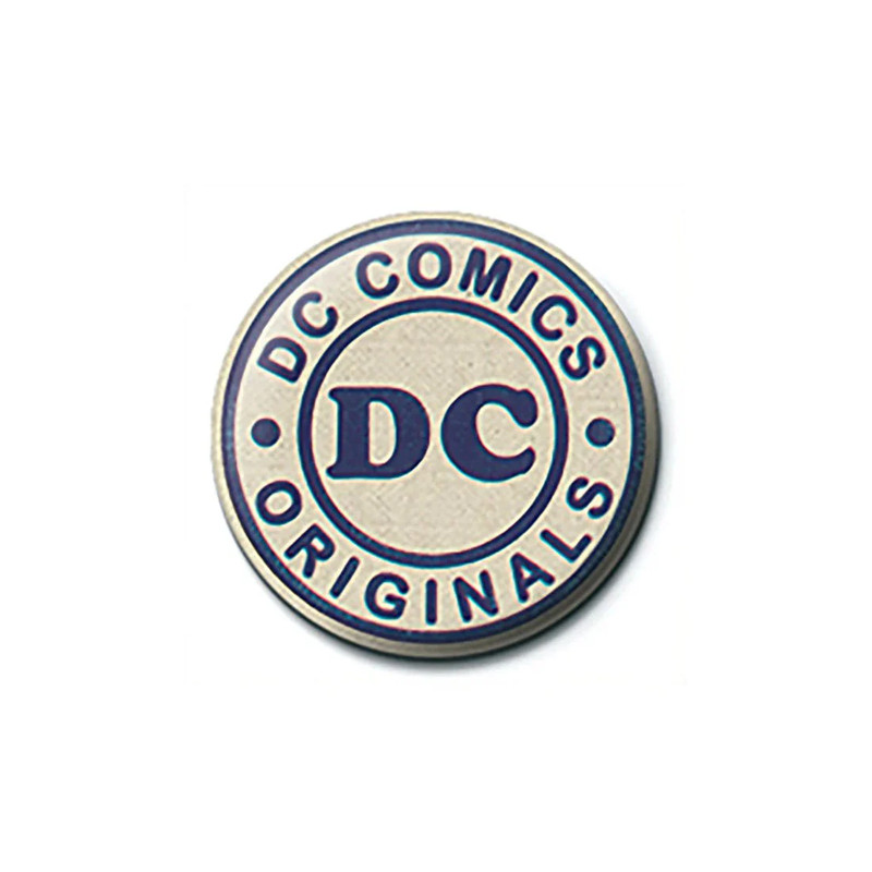 DC Comics Originals Logo Button Badge - أكسسوار